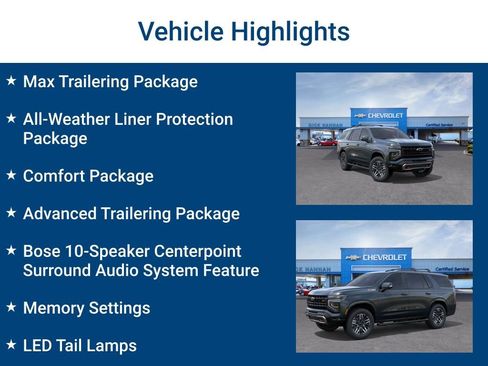 New 2026 Chevrolet Tahoe Z71 AWD/4WD image 3