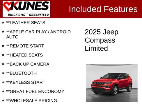 Used 2025 Jeep Compass Limited AWD/4WD image 2