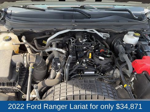 Certified 2022 Ford Ranger Lariat w/ Technology Package AWD/4WD image 2