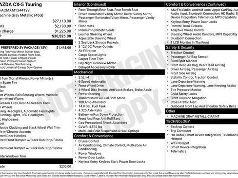 Used 2021 MAZDA CX-5 Touring w/ Touring Preferred SV Package image 55