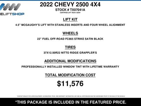 Used 2022 Chevrolet Silverado 2500 LTZ w/ LTZ Plus Package image 2