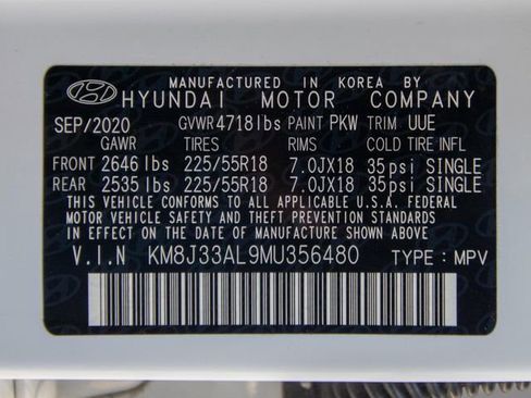 Used 2021 Hyundai Tucson Limited image 28