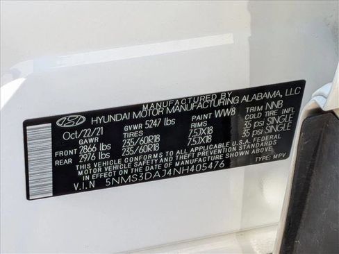 Used 2022 Hyundai Santa Fe SEL w/ Convenience + Premium Package image 26