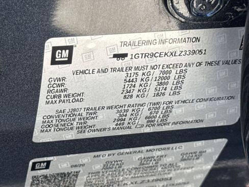 Used 2020 GMC Sierra 1500 Elevation w/ Elevation Value Package AWD/4WD image 13