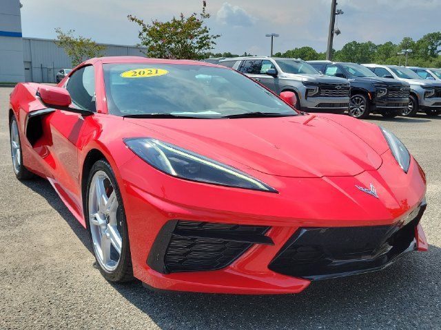 Certified 2021 Chevrolet Corvette Stingray Coupe w/ Chrome Exterior Badge Package RWD image 9