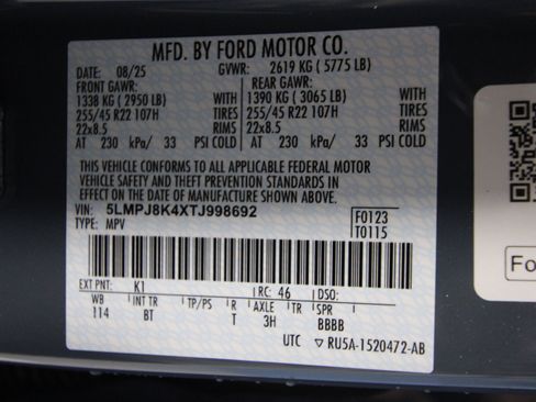 New 2026 Lincoln Nautilus Reserve w/ Jet Appearance Package image 49