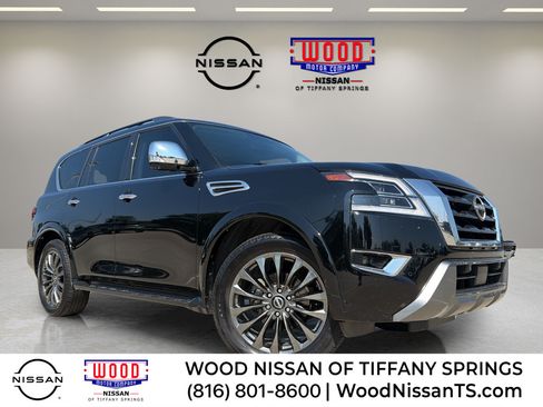 Certified 2023 Nissan Armada Platinum w/ Captain's Chairs Package AWD/4WD image 1