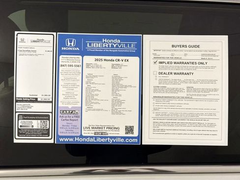 Certified 2025 Honda CR-V EX image 56