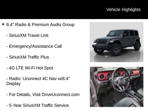 Used 2020 Jeep Wrangler Unlimited Rubicon w/ Uconnect 4C Nav & Sound Group AWD/4WD image 16