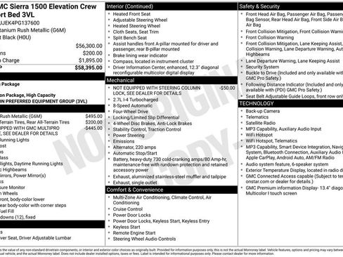 Used 2023 GMC Sierra 1500 Elevation image 3