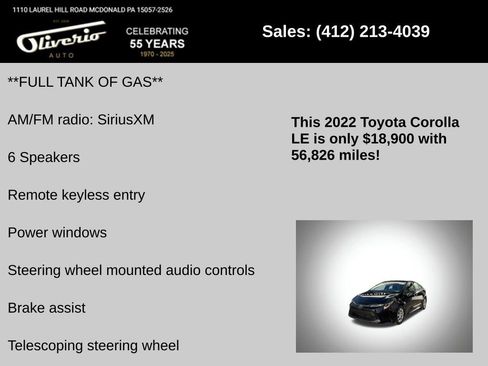 Used 2022 Toyota Corolla LE image 5