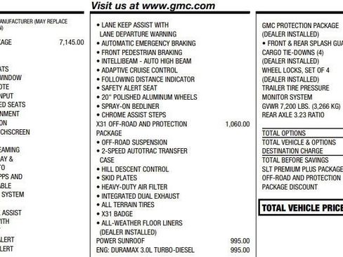 Used 2021 GMC Sierra 1500 SLT w/ SLT Premium Plus Package AWD/4WD image 2