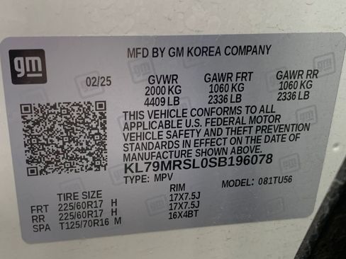 Used 2025 Chevrolet TrailBlazer LT w/ Driver Confidence Package image 27