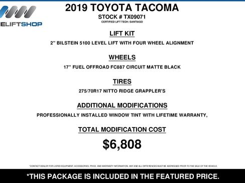Used 2019 Toyota Tacoma TRD Off-Road image 2