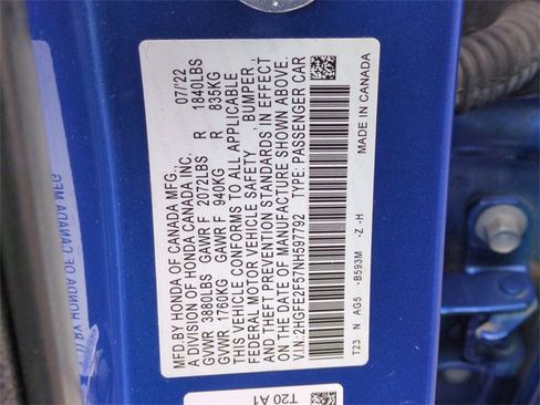 Used 2022 Honda Civic Sport image 32