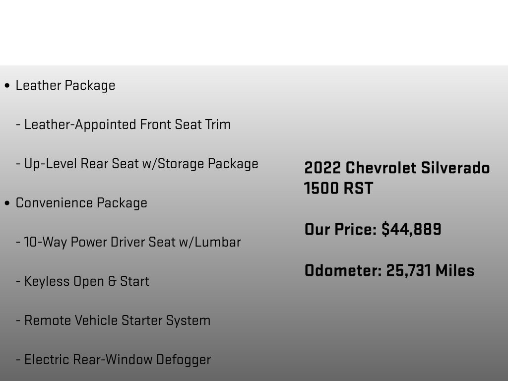 Certified 2022 Chevrolet Silverado 1500 RST AWD/4WD image 30
