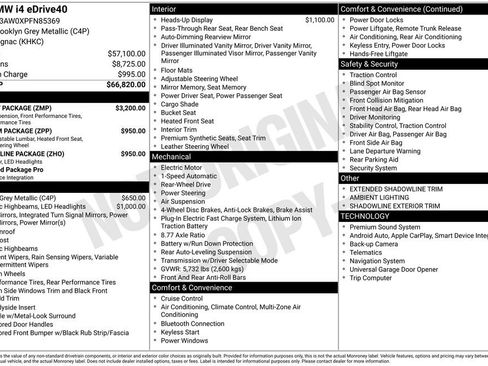 Used 2023 BMW i4 eDrive40 w/ M Sport Package image 7