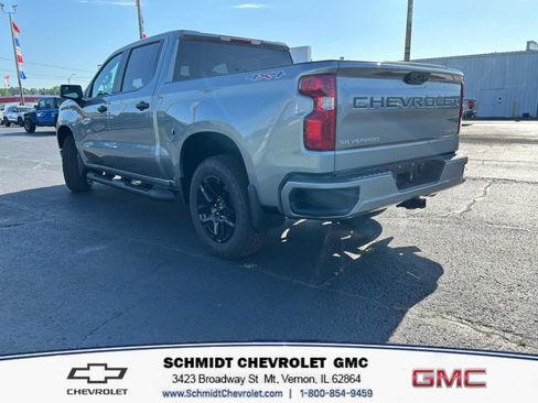 New 2026 Chevrolet Silverado 1500 Custom w/ Turbomax Blackout Package AWD/4WD image 3