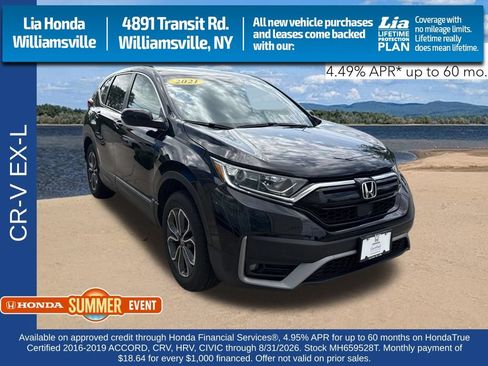 Certified 2021 Honda CR-V EX-L image 1