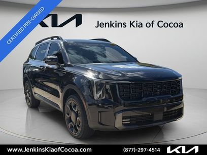 Certified 2025 Kia Sorento SX Prestige w/ Olive Brown Leather Package