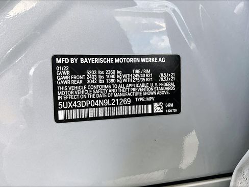 Used 2022 BMW X3 sDrive30i w/ M Sport Package 2 RWD image 35