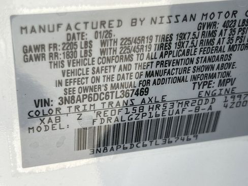 New 2026 Nissan Kicks SR w/ SR Premium Package FWD image 17
