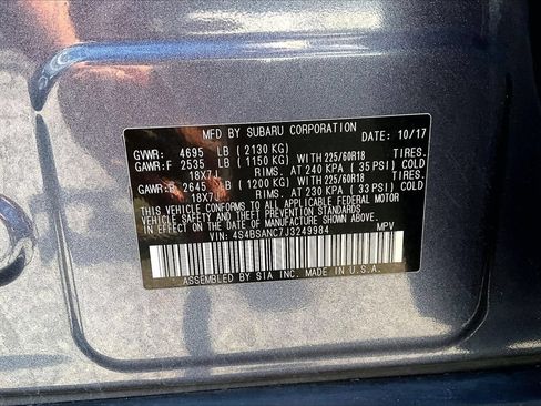 Used 2018 Subaru Outback 2.5i Limited AWD/4WD image 16