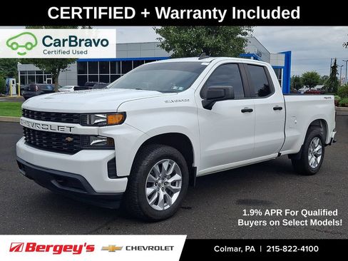 Certified 2020 Chevrolet Silverado 1500 Custom w/ Custom Value Package AWD/4WD image 1