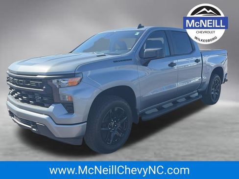 New 2026 Chevrolet Silverado 1500 Custom w/ Turbomax Blackout Package AWD/4WD image 3