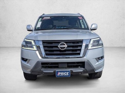 Used 2021 Nissan Armada SL w/ Captain's Chairs Package AWD/4WD image 2