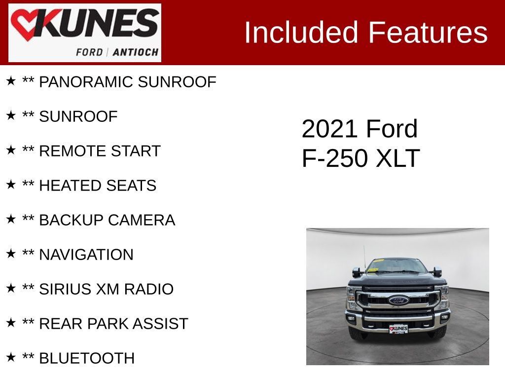Used 2021 Ford F250 XLT w/ Tremor Off-Road Package AWD/4WD image 3