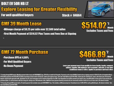 New 2027 Chevrolet Bolt LT FWD image 2