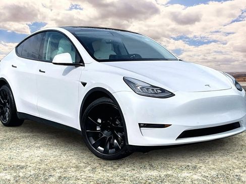 Used 2021 Tesla Model Y Long Range AWD/4WD image 1