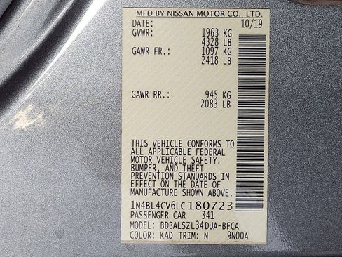 Used 2020 Nissan Altima 2.5 SR FWD image 33