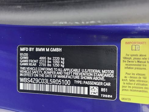 Used 2020 BMW M4 Convertible w/ Competition Package RWD image 25