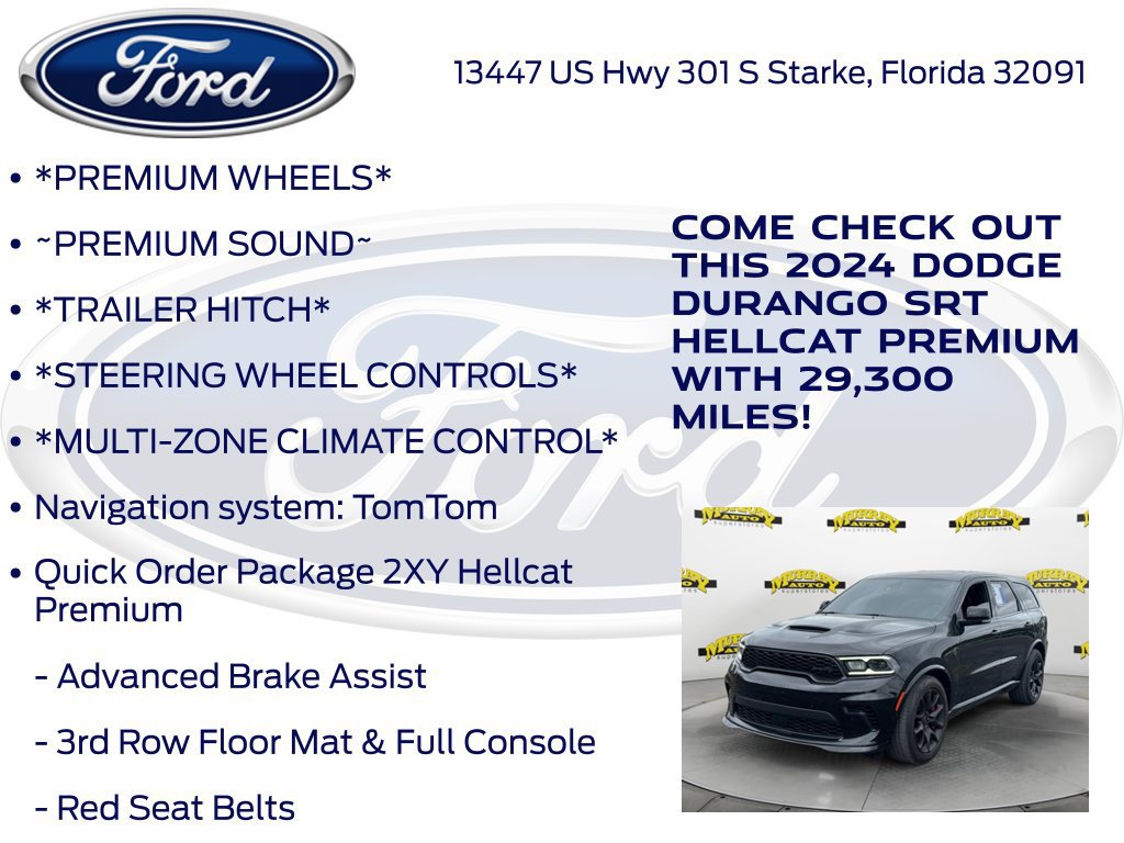 Used 2024 Dodge Durango SRT Hellcat AWD/4WD image 15