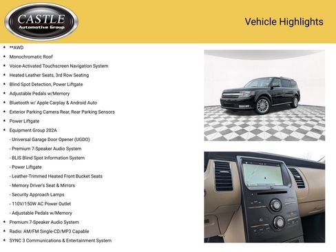 Used 2019 Ford Flex SEL w/ Equipment Group 202A image 4