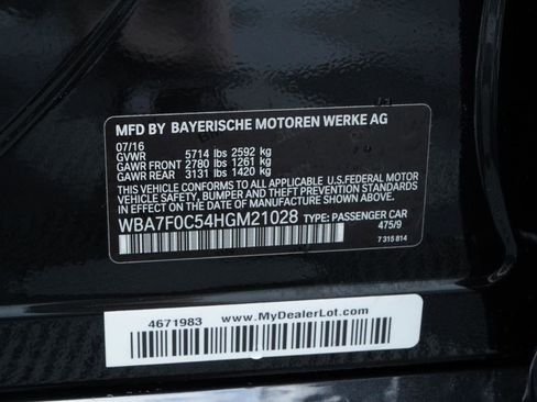Used 2017 BMW 750i RWD image 88