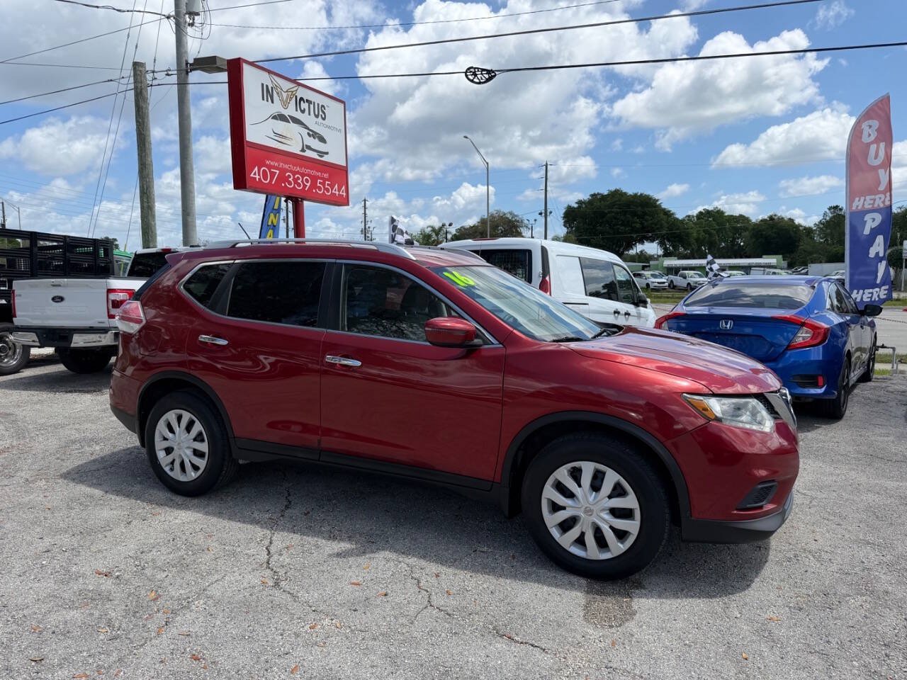 Used 2016 Nissan Rogue S w/ Appearance Package FWD image 3
