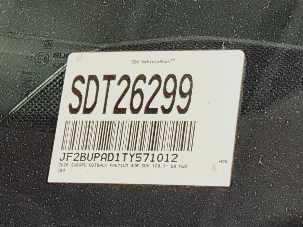 New 2026 Subaru Outback Premium AWD/4WD image 24