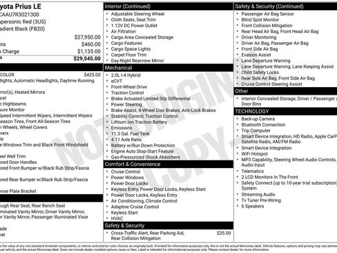 Used 2024 Toyota Prius LE FWD image 6