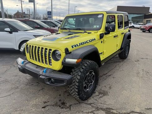 Used 2023 Jeep Wrangler Unlimited Rubicon 4xe w/ Cold Weather Group image 3