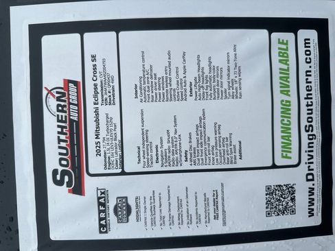 Used 2025 Mitsubishi Eclipse Cross SE image 17