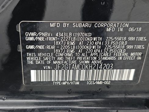 Used 2019 Subaru Crosstrek 2.0i Limited w/ Moonroof Package AWD/4WD image 35