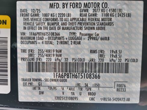 New 2026 Ford Mustang Coupe RWD image 32