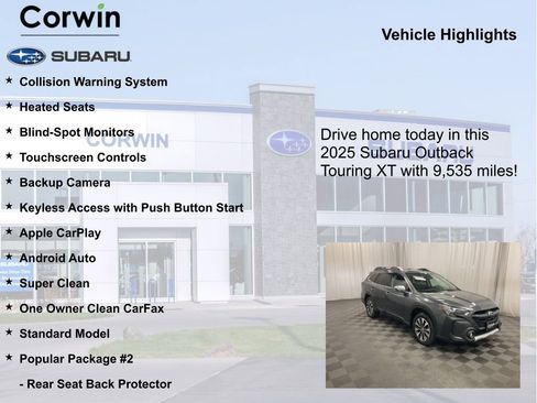 Used 2025 Subaru Outback Touring XT w/ Popular Package #2 AWD/4WD image 6