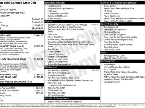 New 2025 RAM 1500 Laramie w/ Night Edition AWD/4WD image 30