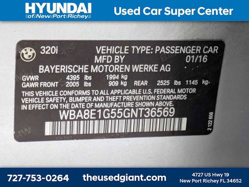 Used 2016 BMW 320i Sedan RWD image 35