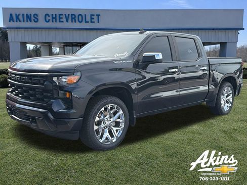 Certified 2022 Chevrolet Silverado 1500 Custom RWD image 1