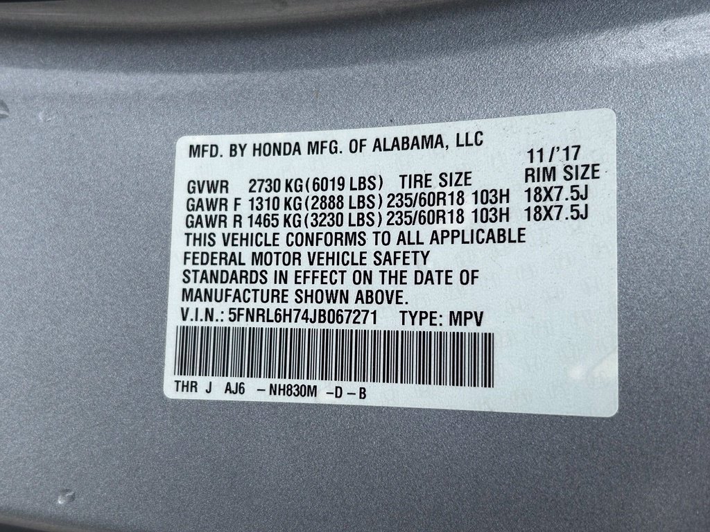 Used 2018 Honda Odyssey EX-L image 44